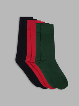 GANT - Men Multi Solid Calf Length Socks (3 Pair Of Socks)