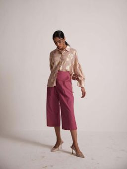 Western Era - Pink Pleated Trousers
