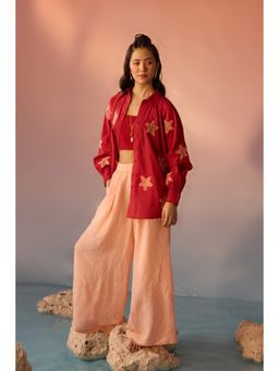 Western Era - Oversized Shirt With Star Applique
