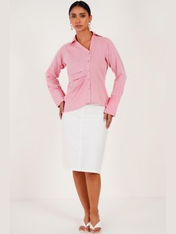 Western Era - Deconstructed Pleated Top