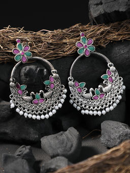 Adwitiya - Women Silver-Plated Classic Earrings