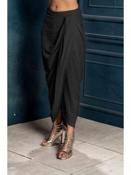 MONK & MEI - Mastani Embroidered Black Dhoti