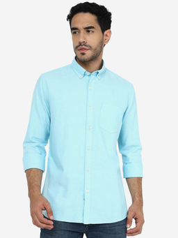 JadeBlue - Mens Light Blue Solid Shirt