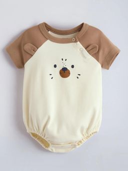 Hopscotch - Raglan Sleeve Onesie with Snap Button