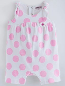 Hopscotch - Shoulder Knot Cotton Romper