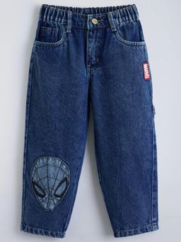 Hopscotch - Spider Man Applique Denim Jeans
