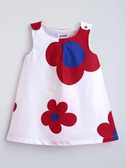 Hopscotch - Cotton Floral A-line Dress