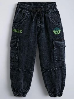 Hopscotch - Hulk Embroidery Denim Jogger