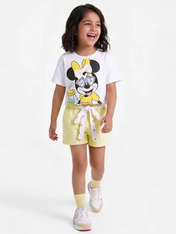 Hopscotch - Minnie Mouse T-Shirt With Shorts & Belt