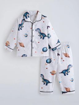 Hopscotch - Cotton Animal Shirt With Pyjama