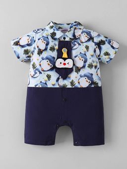 Hopscotch - Penguin Romper with Bow