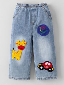 Hopscotch - 3D Applique Denim Jeans