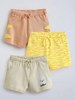 Hopscotch - Animal Cotton Shorts (Pack of 3)