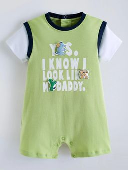 Hopscotch - Cotton Animal Applique Romper