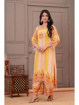 Autumnlane - Multi-Colour Jayti Maize Work Printed Co-Ord Set