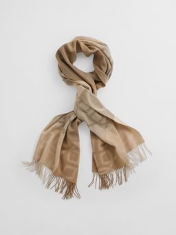 GANT - Women Beige Colorblock Scarf