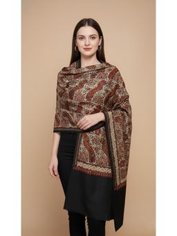 MUFFLY - Premium Woolen Women's Shawl Heritage Woven Design