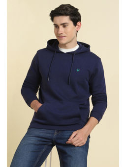 Allen Solly - Men Navy Blue Casual Hoodie
