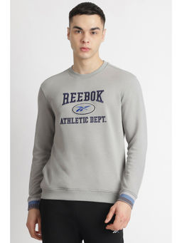 Reebok - Men Grey Sweatshirt