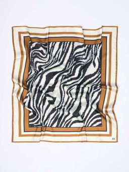 FableStreet - Animal Print Scarf - Multi-Colour