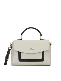 Lavie - Cosima Colourblock Flap Woman Satchel Bag Off white (L)