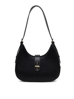 Akiki London - Women Greenwich Flap Small Shoulder Bag Black (S)