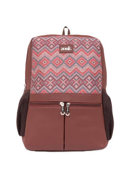 Zouk - Gwalior Weaves Office Backpack Brown (L)
