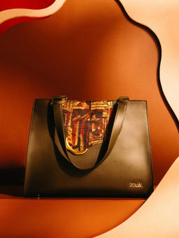 Zouk - Kanak Structured Office Bag In Midas Print
