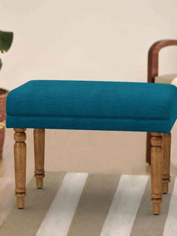 Chumbak - Nawaab Bench Small - Mediterranean Blue