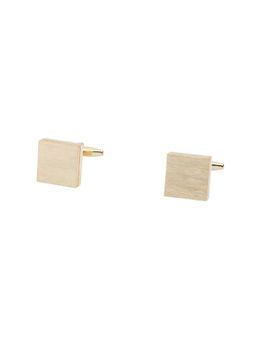 The Tie Hub - Square Matt Gold Cufflink