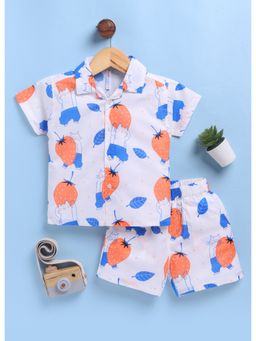 Toonyport - Boys Cotton Printed Shirt With Shorts Set