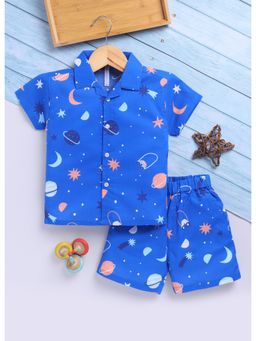 Toonyport - Boys Cotton Printed Shirt With Shorts Set