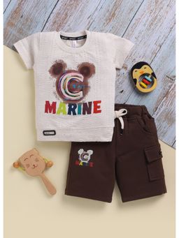 Toonyport - Boys Cotton Printed T-Shirt With Shorts Set