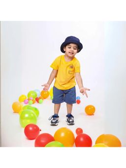 ZACH & KIKI - Sunshine In My Pocket T-Shirt-Ochre