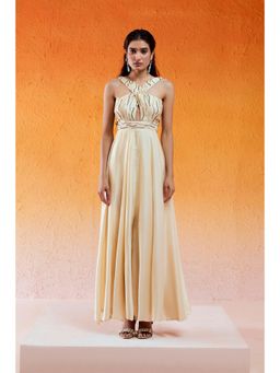 Redpine Designs - Cream Embellished Jumpsuit