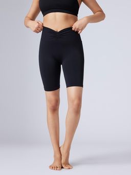FEIER - Black Illusion Bike Shorts