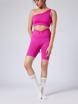 FEIER - Pink Illusion Bike Shorts