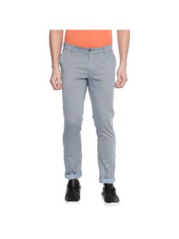 BASICS - Tapered Fit Tapestry Printed Stretch Trouser