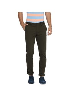 BASICS - Tapered Fit Forest Night Stretch Trouser
