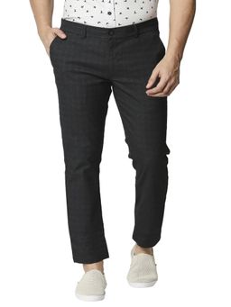 BASICS - Skinny Fit Lava Grey Stretch Trouser