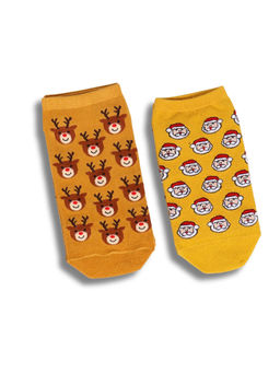 Thela Gaadi - Multi-Color Printed Pair of Sockss