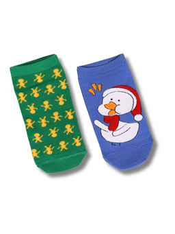 Thela Gaadi - Multi-Color Printed Pair of Sockss