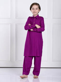THE PONY & PEONY CO. - Boys Amer Kurta with Pyjama (Set of 2)