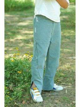 LH - Green Corduroy Textured Pant