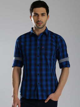 Levi's - Men Blue Slim Fit Casual Shirt