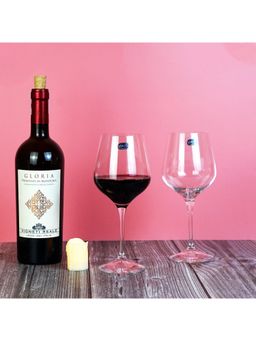 Bohemia Crystal - Rebecca Wine Glass 540 ML, Set of 6 pcs, Transparent