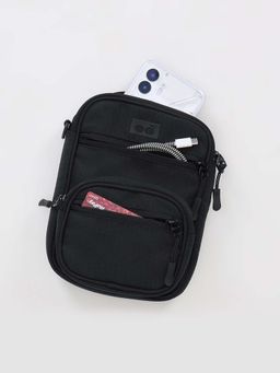 Bewakoof - Unisex Unisex Black Printed Sling Bag