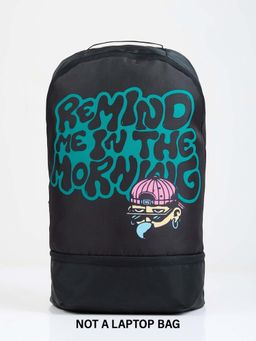 Bewakoof - Unisex Unisex Black Remind Me Printed Backpack