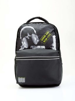 Bewakoof - Unisex Unisex Black Gkmc Printed Backpack