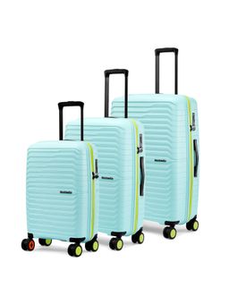 Nasher Miles - Unisex Cairo Hard-Sided Polypropylene Luggage Trolley Bag (Set of 3) (S/M/L)